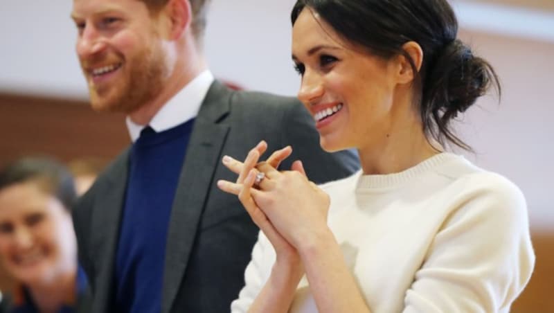 Meghan Markle und Prinz Harry (Bild: AFP)