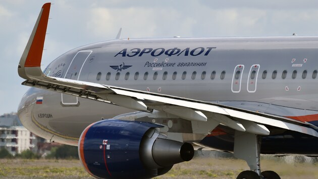 Ein Airbus A320 der russischen Fluglinie Aeroflot (Bild: AFP)