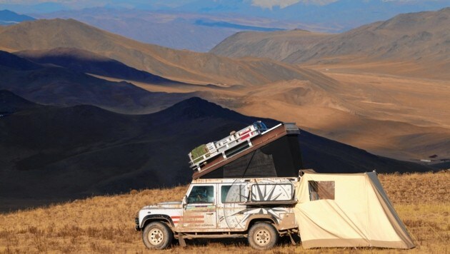 Endlose Einsamkeit als wahrer Luxus: Ein Bild von der Mongolei-Reise 2016. (Bild: Bernhard Ornig)