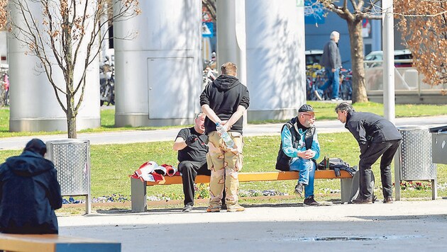 Der Bahnhofs-Vorplatz in Linz ist eine der Problemzonen der Stadt (Bild: Harald Dostal)