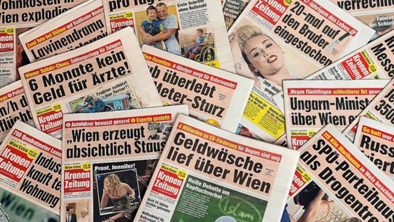 Auch in Wien verteidigt die „Krone“ ganz klar ihre Position als Erste unter den Kauf-Tageszeitungen. Die neue „Wien Extra“-Ausgabe trägt sichtlich zum Erfolg in der Bundeshauptstadt bei. (Bild: Zwefo)