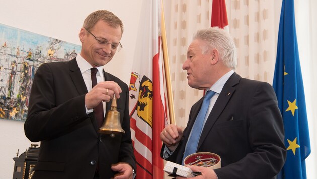 Am 6. April 2017 übernahm Stelzer das Amt des Landeshauptmanns von Josef Pühringer und läutete eine neue Ära ein. (Bild: fotokerschi.at)