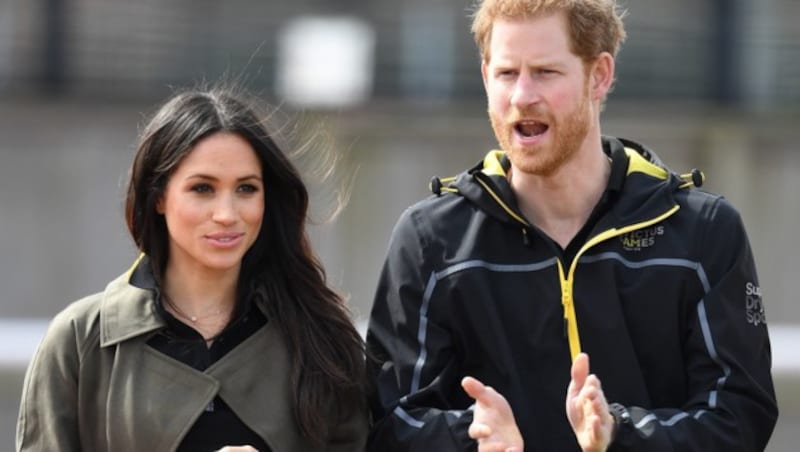 Prinz Harry und Meghan Markle bei einem Besuch im Kurort Bath. (Bild: www.PPS.at)