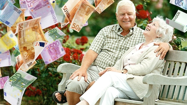 Seven steps help to calculate in advance the money that will be available in retirement. (Bild: Krone KREATIV/thinkstockphotos.de, krone.at-Grafik)