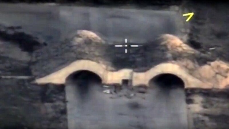 Die syrische Luftwaffenbasis Shayrat nach dem Angriff 2017 (Bild: Russian Defence Ministry)