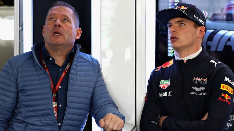 Max (right) and Jos Verstappen. (Bild: AFP/Getty)