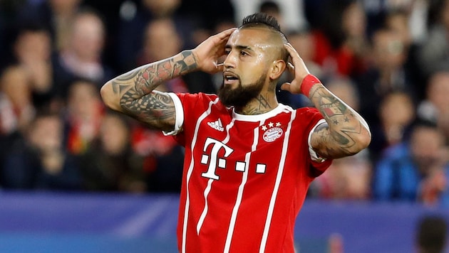 Arturo Vidal (hier während seiner Bayern Zeit von 2015 bis 2018) (Bild: AP)