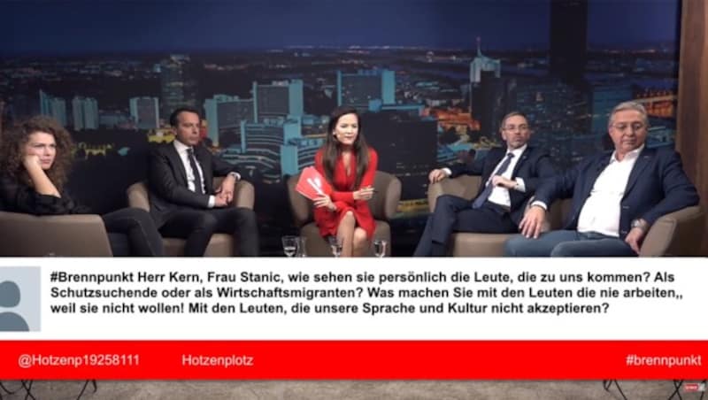 #brennpunkt - Livetalk auf krone.at (Bild: krone.tv)