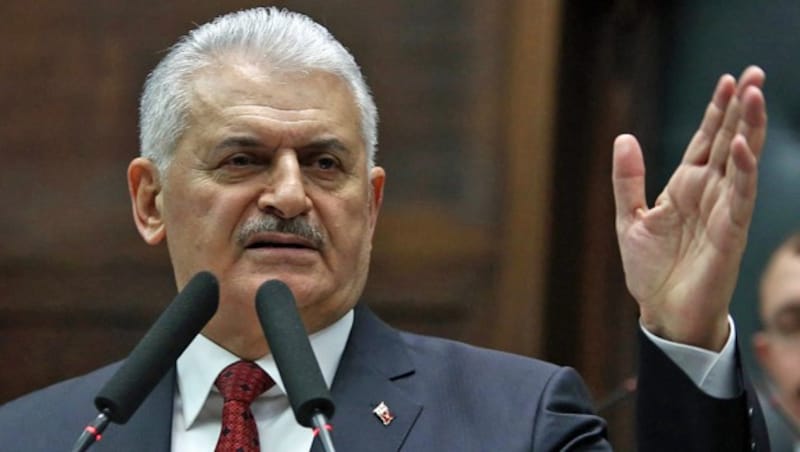 Der türkische Ministerpräsident Binali Yildirim spricht von „Provokationen und Hetze“. (Bild: APA/AFP/ADEM ALTAN)