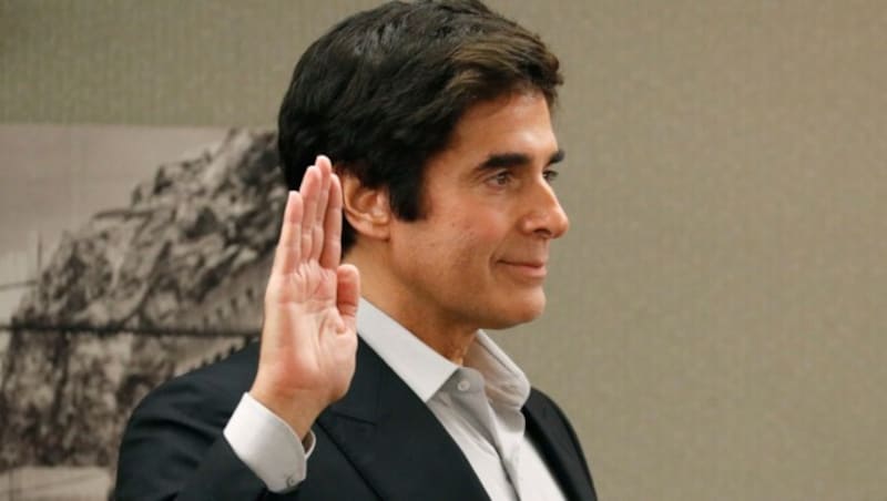 Illusionist David Copperfield bei der Verhandlung in Las Vegas (Bild: Copyright 2018 The Associated Press. All rights reserved.)