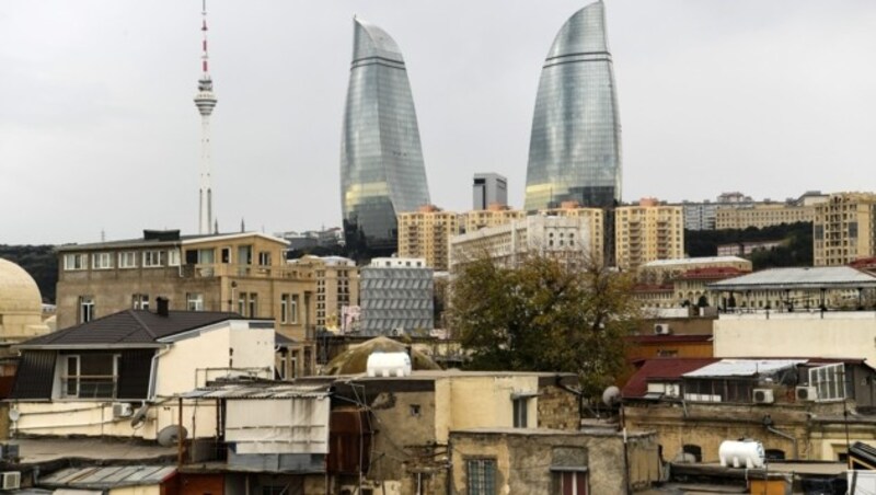 Baku, die Hauptstadt von Aserbaidschan (Bild: AFP)