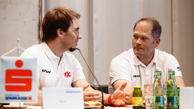 Dieter Kalt (links) und Steve Walker. (Bild: GEPA pictures)