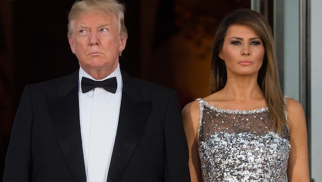 US-Präsident Donald Trump mit Ehefrau Melania (Bild: AFP)