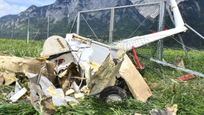 MOTORFLIEGER ABSTURZ INNSBRUCK - 2 TOTE (Bild: zeitungsfoto.at)