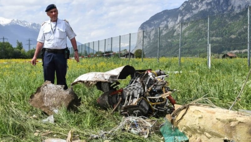 MOTORFLIEGER ABSTURZ INNSBRUCK - 2 TOTE (Bild: zeitungsfoto.at)