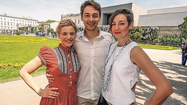 Milica Jovanovic, Dominik Hees und Bettina Mönch (Bild: Markus Tschepp)
