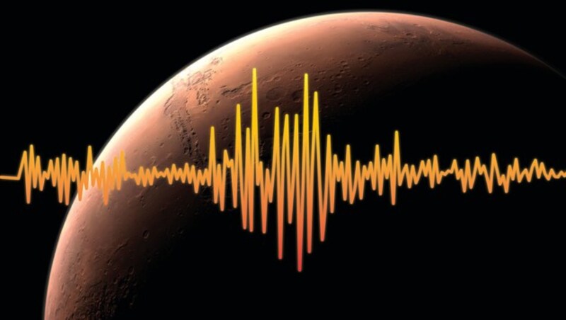 ... Beben auf dem Roten Planeten messen. (Bild: NASA)