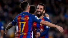 Paco Alcacer (links) und Arda Turan (Bild: AFP)