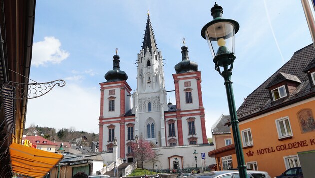 Mit Gottes Hilfe schafft es die imposante Basilika Mariazell immer ganz vorne ins Ranking (Bild: Kronenzeitung)
