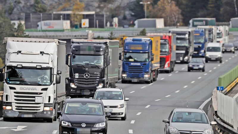 Lkw-Verkehr am Brenner (Bild: Christof Birbaumer (Archivbild))