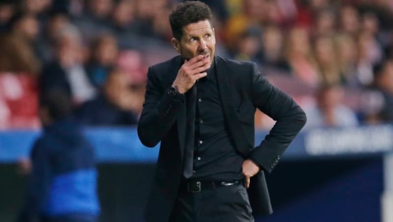 Atletico-Coach Diego Simeone (Bild: AP)