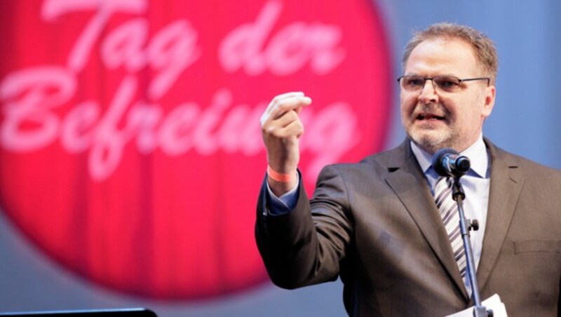 Willi Mernyi, Bundesgeschäftsführer der FSG und Vorsitzender des Mauthausen-Komitees (Bild: APA/Georg Hochmuth)