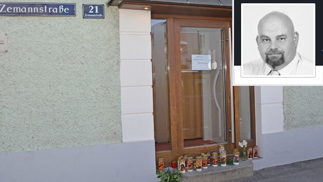 Trauer-Kerzen wurden vor das Freistädter „Kupferdachl“ gestellt - und auch auf der Facebook-Seite (oben rechts) des beliebten Gastronomen Wolfgang Seidl nahmen die Menschen Abschied. (Bild: Pramhofer, Facebook Seidl)