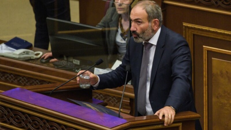 Nikol Paschinian wurde zum Regierungschef in Armenien gewählt. (Bild: AFP)