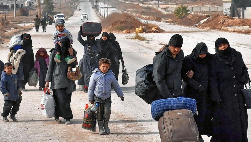 Flüchtlinge aus Syrien (Archivbild) (Bild: AFP)