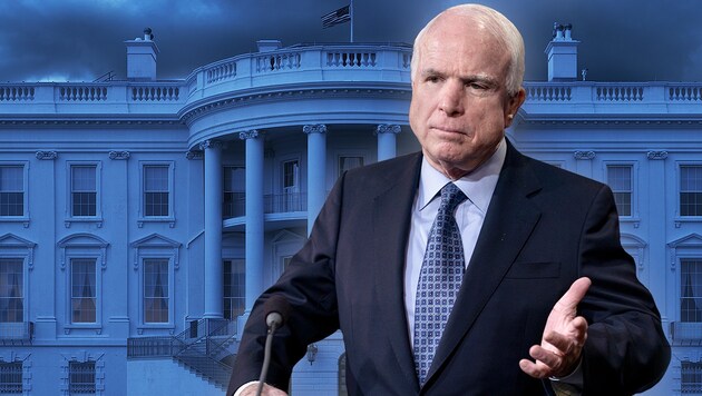 John McCain (Bild: AFP/BRENDAN SMIALOWSKI, stock.adobe.com, krone.at-Grafik)