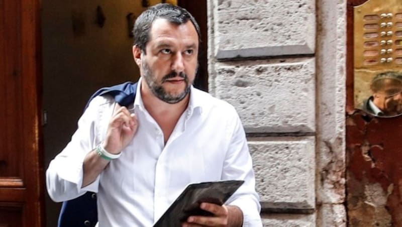 Matteo Salvini von der rechtspopulistischen Lega (Bild: ANSA)