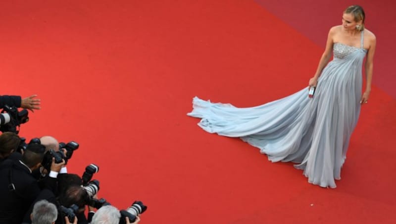 Diane Kruger in einer Traumrobe von Giorgio Armani (Bild: AFP or licensors)