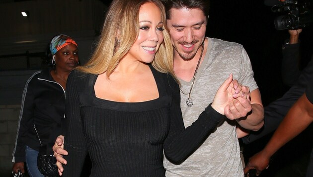 Mariah Carey, hier mit Lover Bryan Tanaka, ist wieder rank und schlank. (Bild: www.PPS.at)