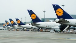 Flieger der Lufthansa in Frankfurt (Archivbild) (Bild: APA/dpa/Christophe Gateau)