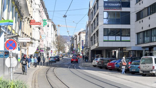 Über die Umgestaltung der Hauptstraße in Urfahr wird hitzig diskutiert. (Bild: Harald Dostal)
