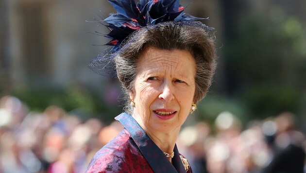 Princess Anne suffered minor head injuries and a concussion three weeks ago. (Bild: AFP)