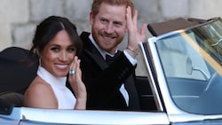 Mit Pomp und Trara feierten Prinz Harry und die amerikanische, bereits einmal geschiedene „Suits“-Schauspielerin Meghan Markle am 19. Mai 2018 in der St. George’s Chapel in Windsor Hochzeit. (Bild: AFP)