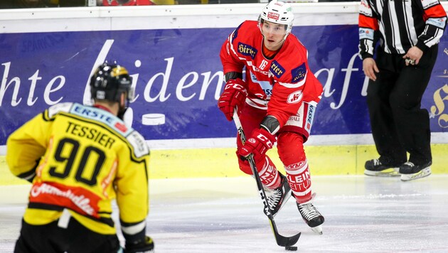 Als aktiver Eishockey-Crack spielte der Wahl-Steirer Patrick Harand etwa beim KAC und bei den Graz99ers (Bild: GEPA)