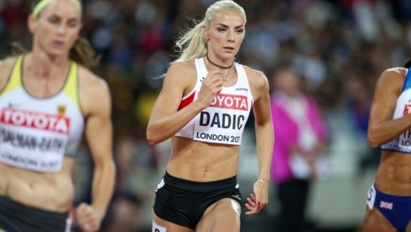 Ivona Dadic bei der WM in London 2017 (Bild: GEPA )