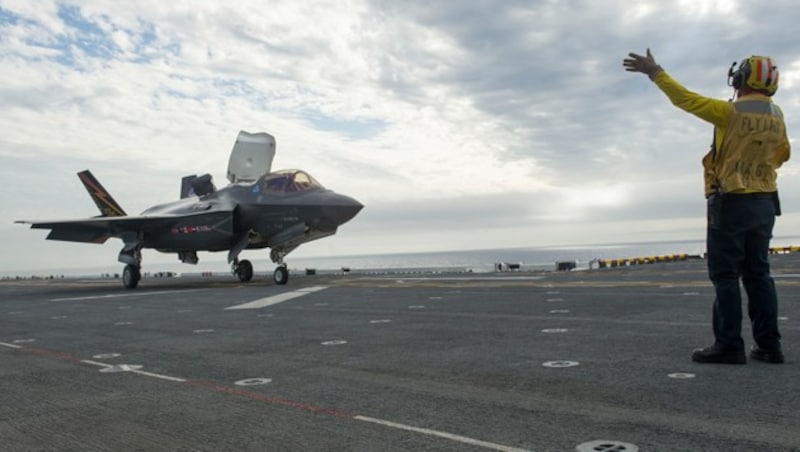 Die F-35 gibt es auch als Senkrechtstarter. (Bild: Navy Office of Information/AFP)