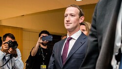Mark Zuckerberg versprach, die restlichen Fragen schriftlich zu beantworten, und verließ das EU-Parlament. (Bild: AP)