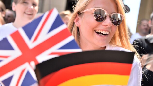 Aus Angst vor dem Brexit ließen sich Tausende Briten in Deutschland einbürgern. (Bild: AFP)