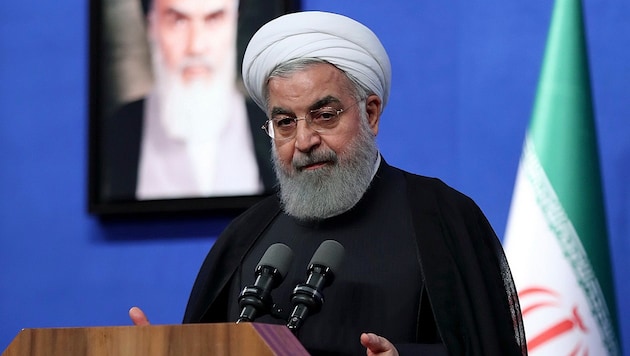 Rouhani hat den Europäern nun ein Ultimatum gesetzt. (Bild: AP)