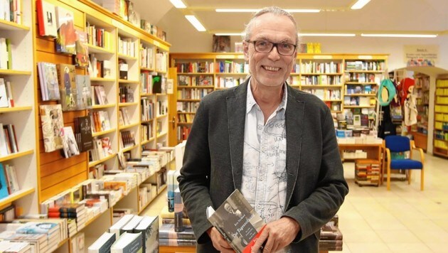 WKO-Fachgruppen Obmann Klaus Seufer-Wasserthal ist besorgt über die derzeitige Situation im Buchhandel. (Bild: Markus Tschepp)