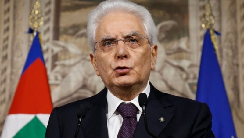 Sergio Mattarella (Bild: AFP/ANSA)