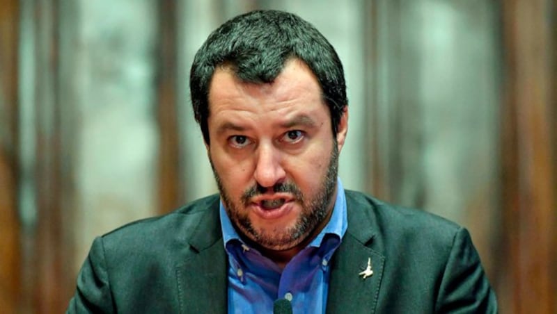 Lega-Chef Matteo Salvini (Bild: AP)