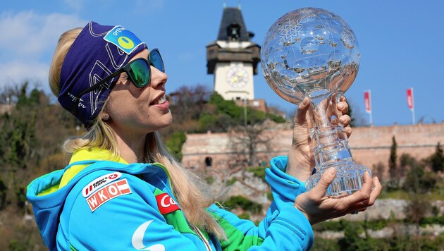 Die Snowboard-Weltmeisterin Marion Kreiner wird neue Parteigeschäftsführerin der VP-Graz. (Bild: GEPA pictures)
