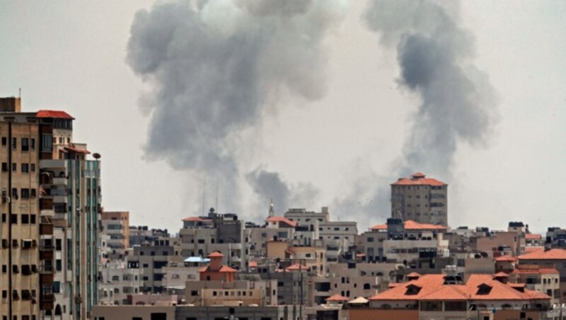 Rauchwolken über Gaza (Bild: AFP)