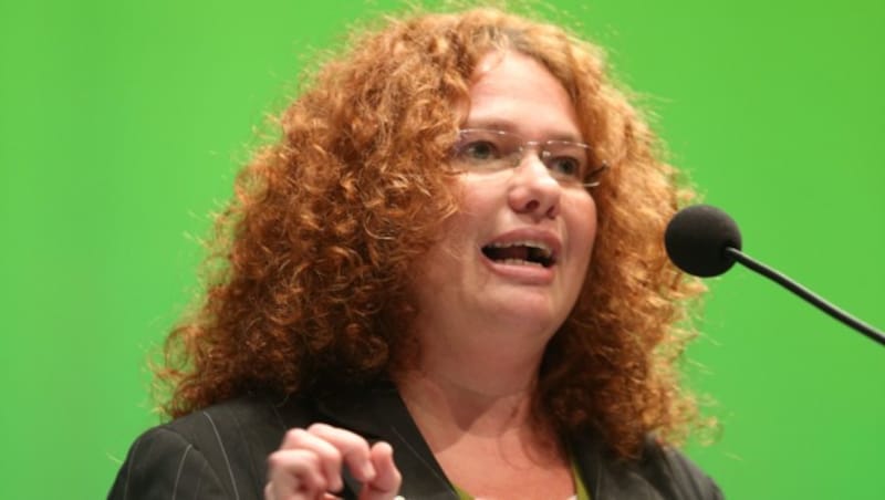 Monika Vana (Grüne) (Bild: APA/FRANZ NEUMAYR)