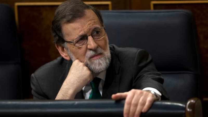 Der frühere spanische Ministerpräsident Mariano Rajoy (Bild: AP)